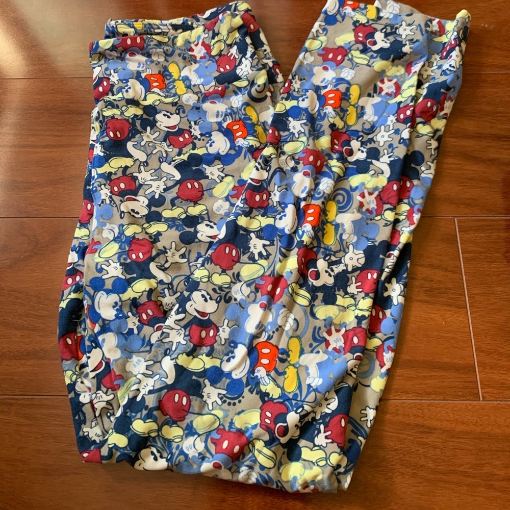 LulaRoe Mickey leggings OS